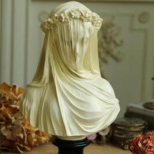 Abstract veiled maiden bust - maiden,