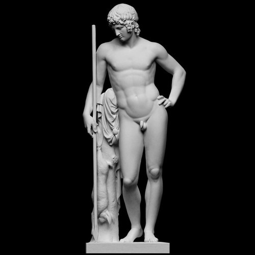 Adonis resin statue ancient - statue, |