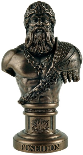 Poseidon bust statue nautical - poseidon, statue,