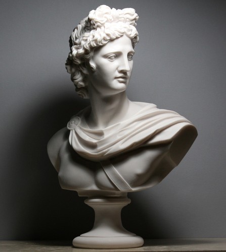 Apollo greek roman god - god, bust
